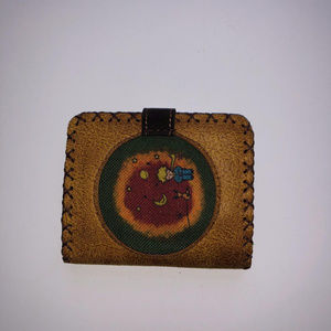 "Le Petit Prince" Suede Leather Handmade Wallet